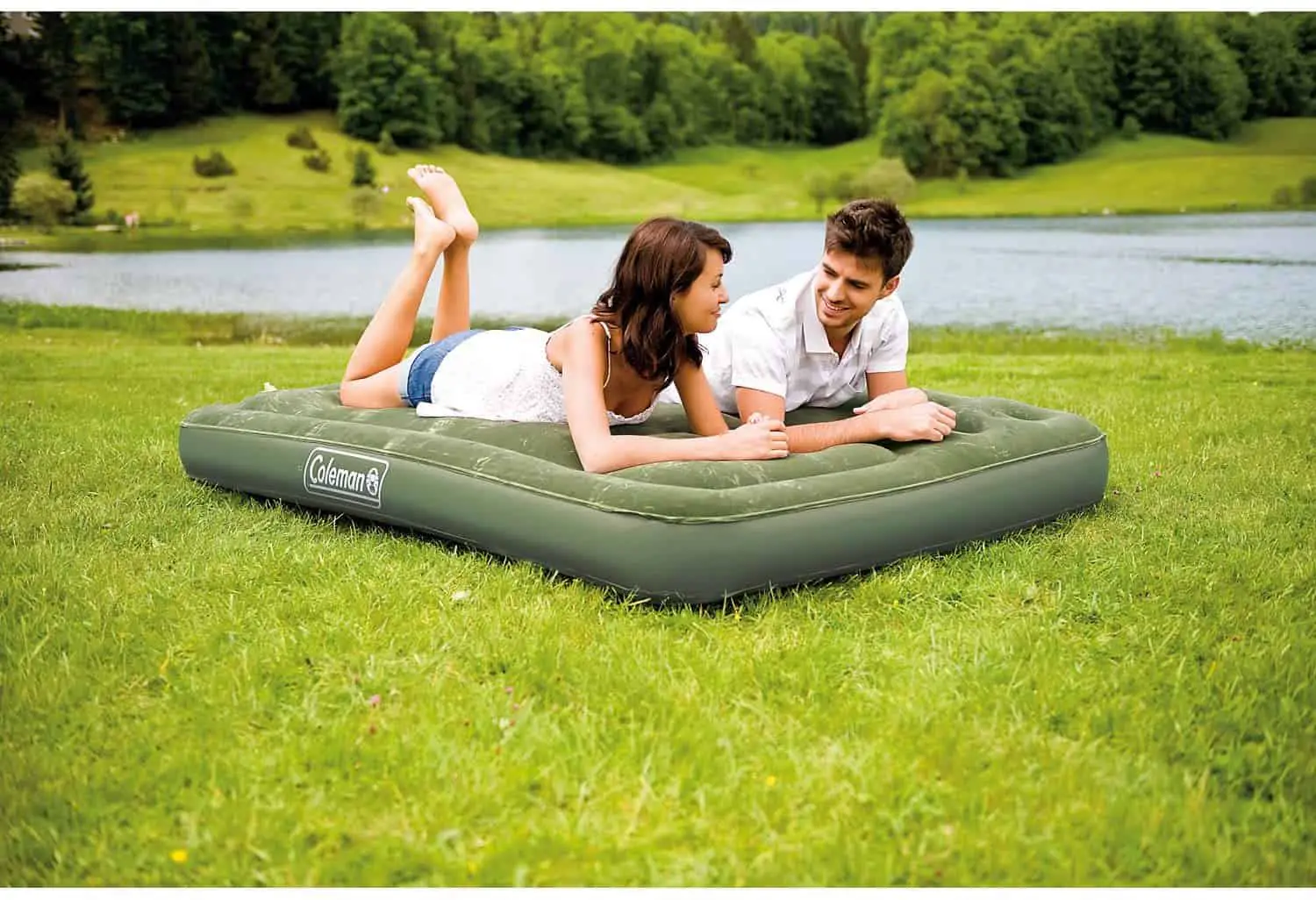Coleman Comfort Airbed; Inflatable Air Mattress; Inflatable Bed for Tents 2