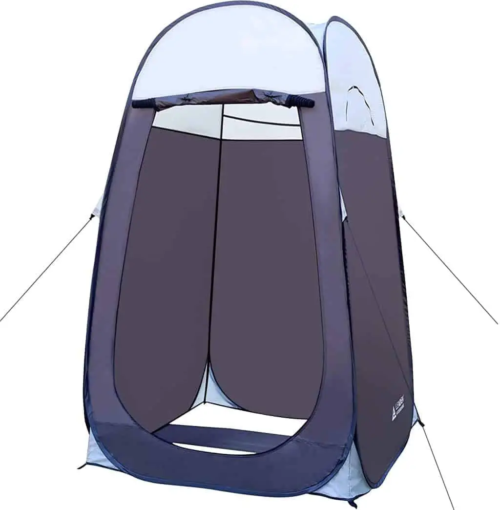Leader Accessories Pop Up Shower Tent Dressing Changing Tent Pod Toilet Tent 4' x 4' x 78"(H) Big Size