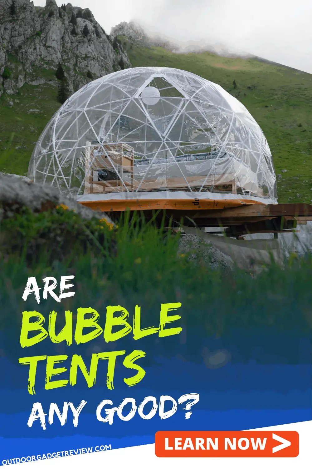 Bubble Tents Pin