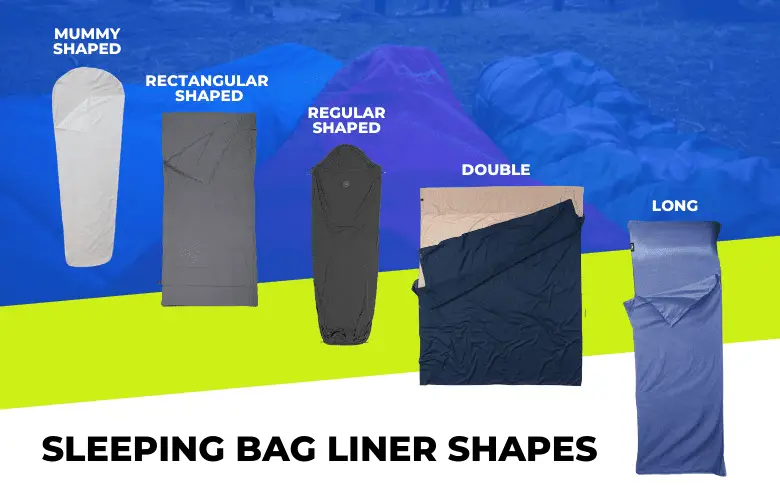 Sleeping Bag Liner Shapes