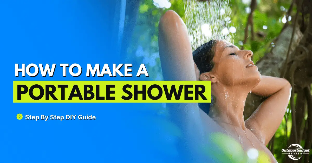 How to Make a Portable Shower