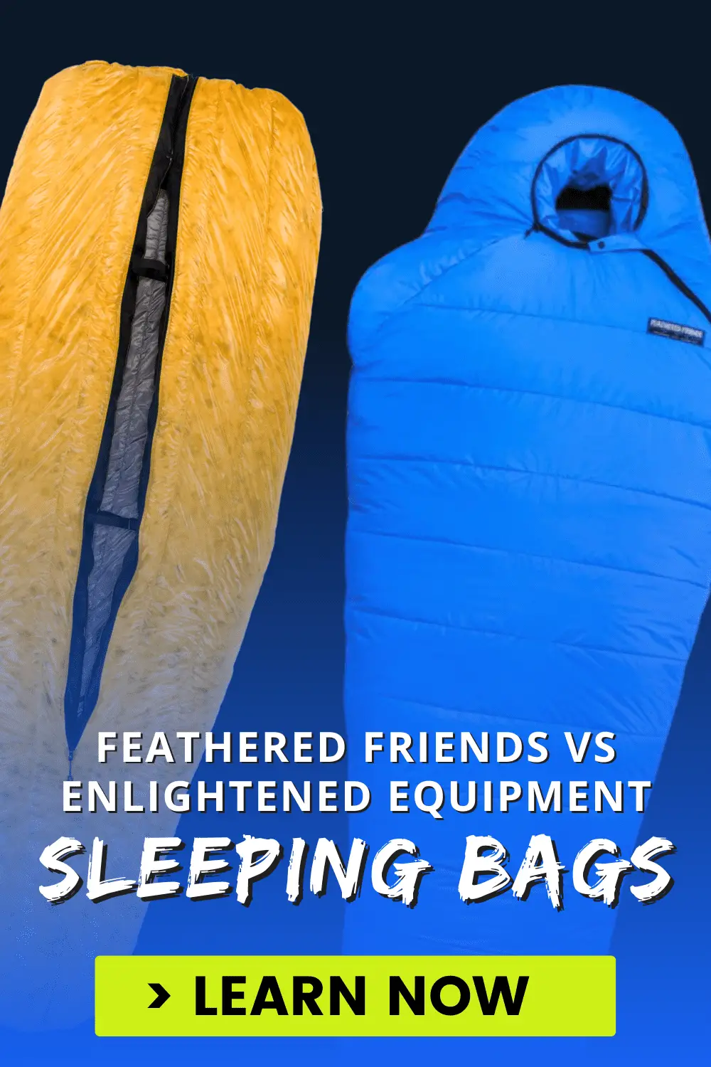 FEATHERED FRIENDS VS ENLIGHTENED EQUIPMENT