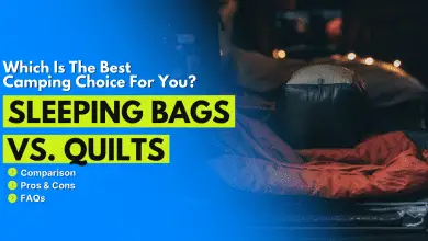 camping quilts vs backpacking sleeping bags