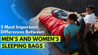 differences between mens womens sleeping bags