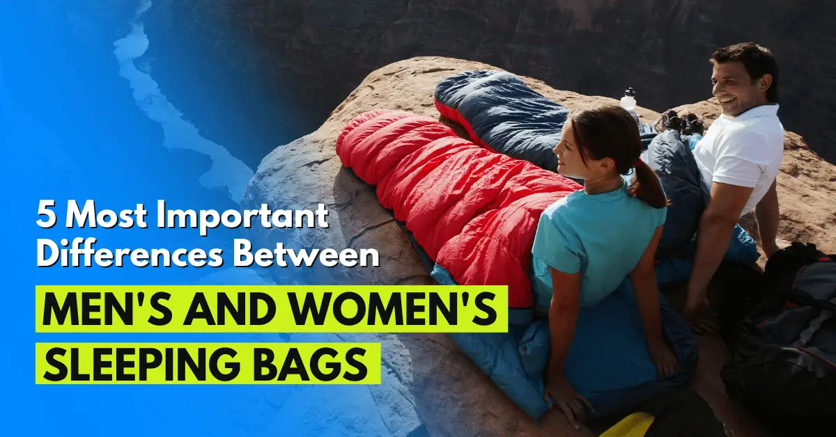 differences between mens womens sleeping bags