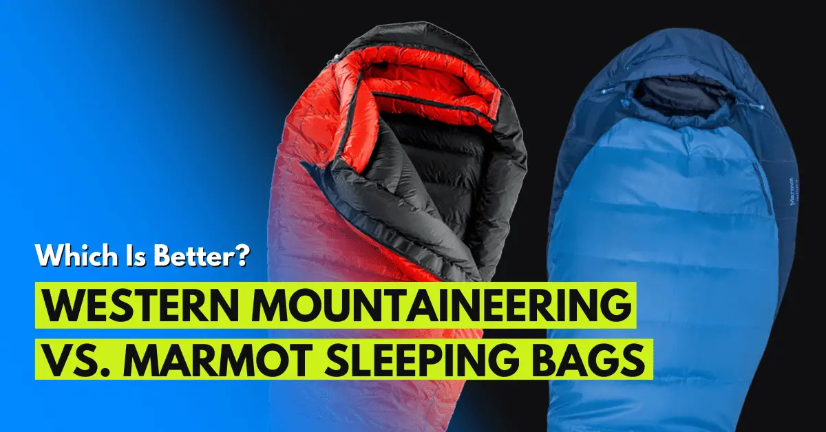 western mountaineering vs marmot sleeping bags
